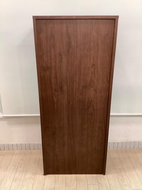 モダンシェルフキャビネット ブラウン