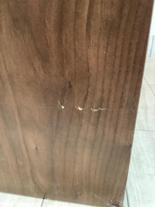 モダンシェルフキャビネット ブラウン