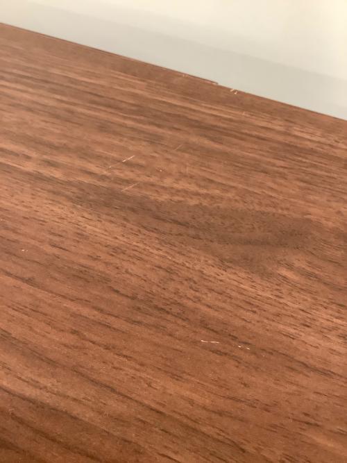 モダンシェルフキャビネット ブラウン