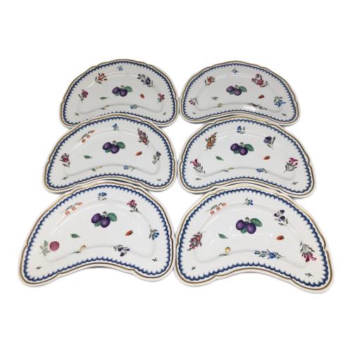 RICHARD GINORI (リチャードジノリ) 23cmクレセントディッシュ イタリアンフルーツ 6Pセット