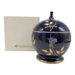 香蘭社 (コウランシャ) キャンディーポット R325-EC1 ルリ薔薇