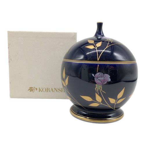 香蘭社 (コウランシャ) キャンディーポット R325-EC1 ルリ薔薇