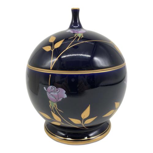 香蘭社 (コウランシャ) キャンディーポット R325-EC1 ルリ薔薇