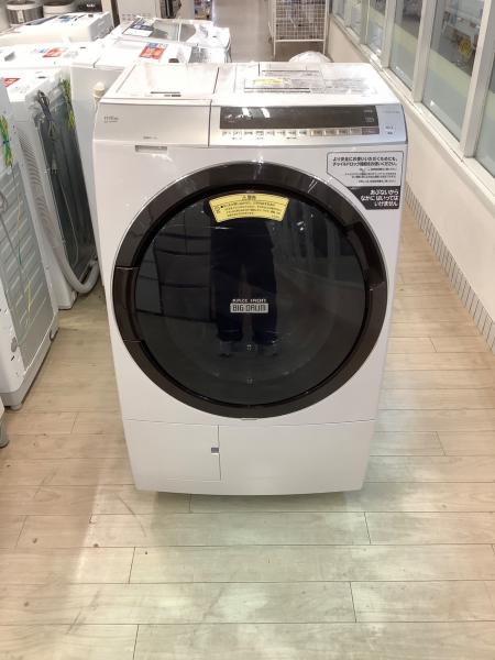 HITACHI (ヒタチ) ドラム式洗濯乾燥機 BD-SX110EL 2020年製