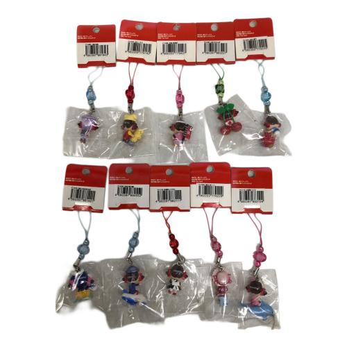 ペコちゃん (ペコチャン) キャラクターグッズ ご当地ストラップ 10P