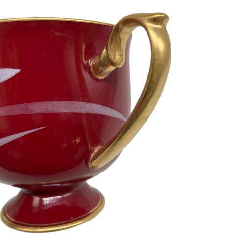 香蘭社 (コウランシャ) カップ＆ソーサー ベネチアンレッド VR1077-2HL 2Pセット