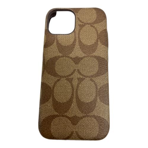 COACH (コーチ) iPhone15用スマホケース シグネチャー