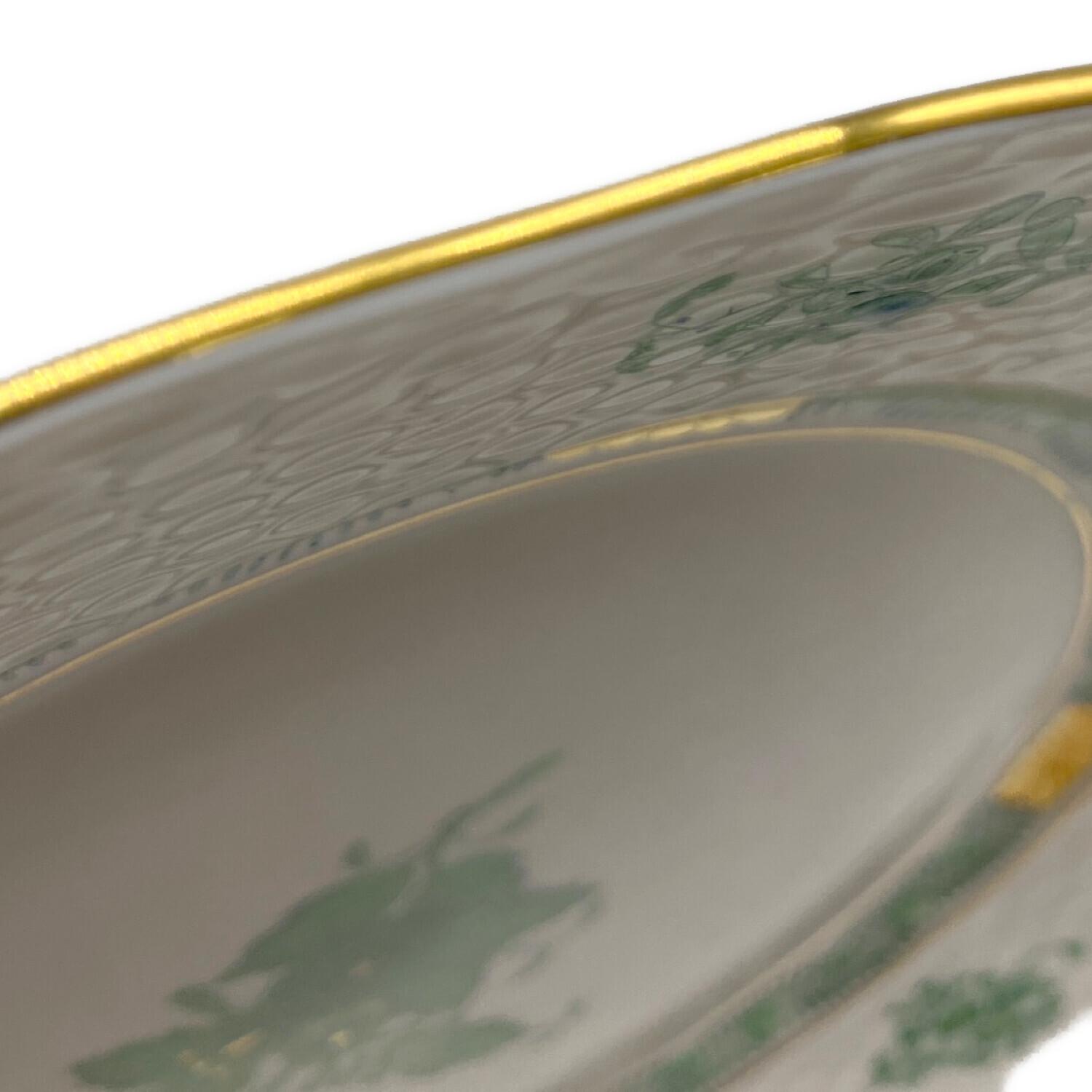 未使用品　ヘレンド　アポニーグリーン　プレート25cm ペア Herend (ヘレンド) プレート アポニーグリーン｜トレファクONLINE