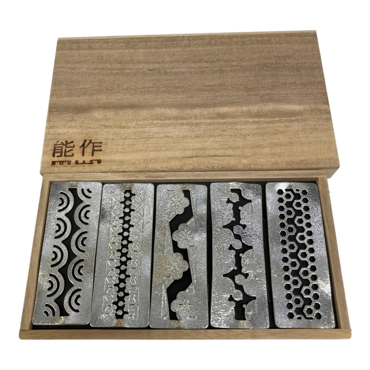 能作 (ノウサク) カトラリーレスト 吉祥紋 5Pセット｜トレファクONLINE