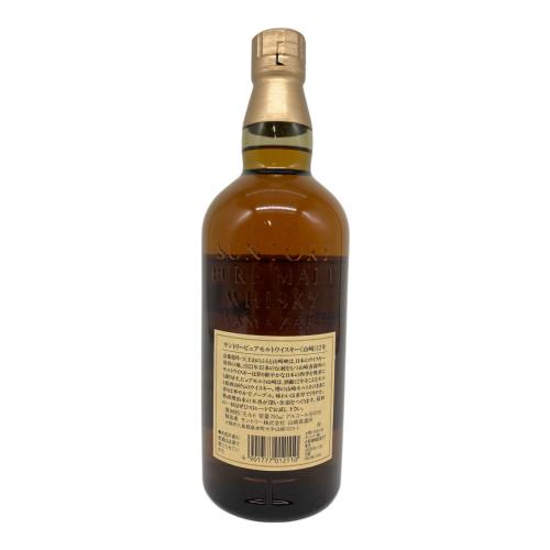 サントリー ピュアモルトウイスキー 金花 750ml 山崎 12年 未開封