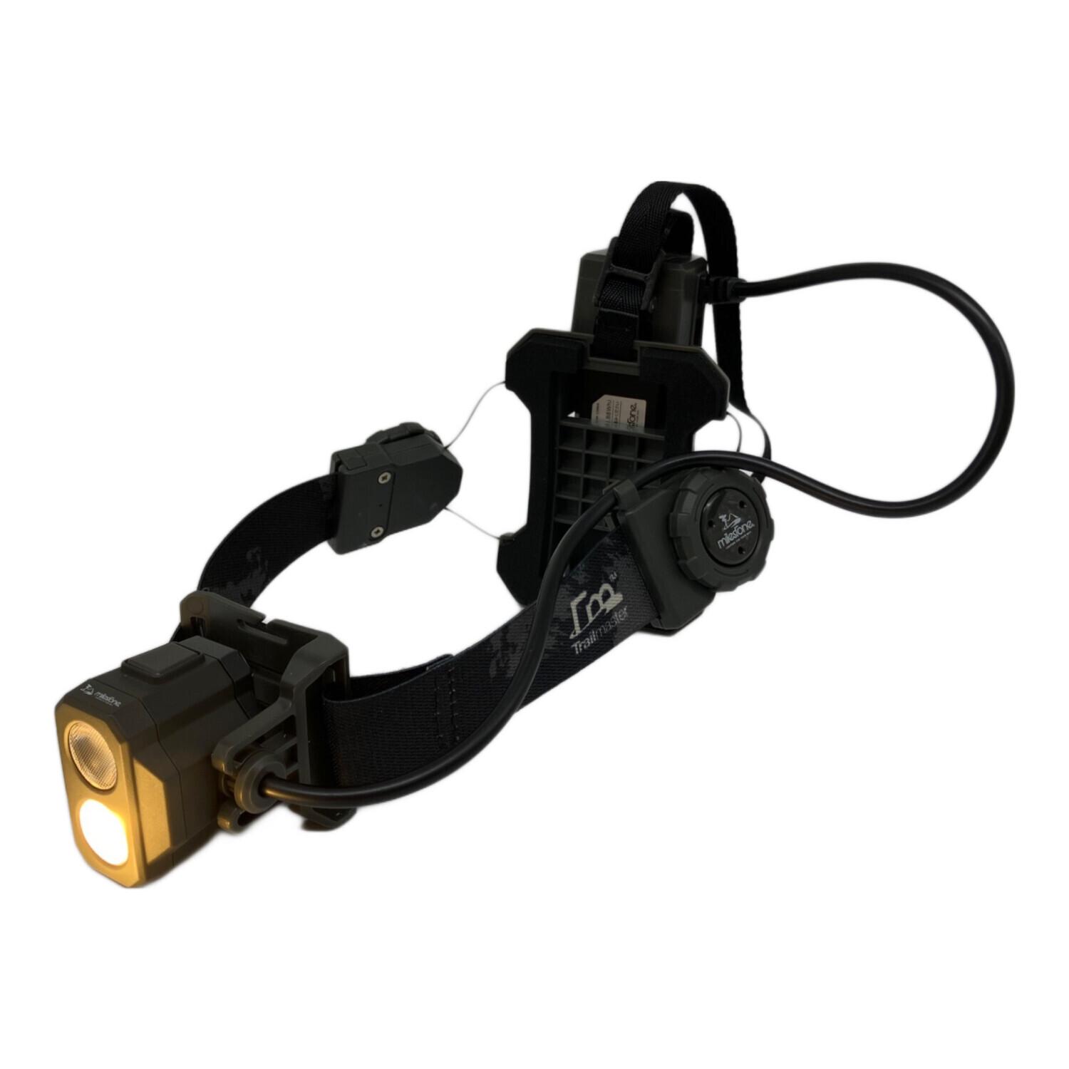 milestone トレイルマスター + 予備電池 milestone トレイルマスター + 予備電池 MILESTONE ヘッドランプ