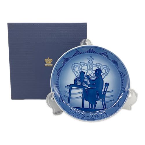 ROYAL COPENHAGEN (ロイヤル・コペンハーゲン) 250周年記念プレート イヤープレート ・ ブルー コレクタブル RC24-1083365