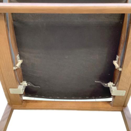 飛騨産業 (ヒダサンギョウ) アームチェアー AL250AH 240 ブラック×ブラウン