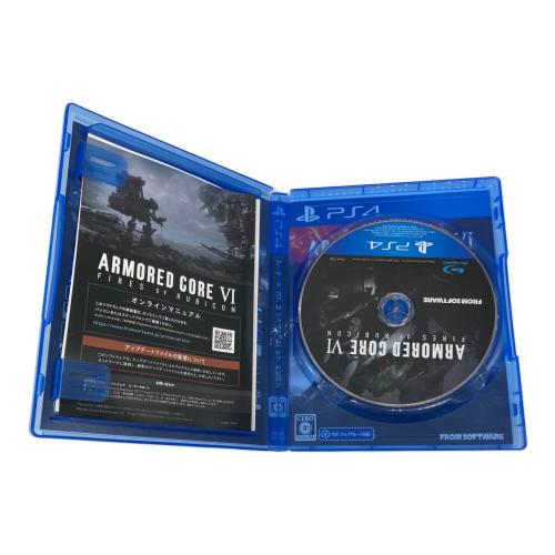 フロム・ソフトウェア ARMORED CORE Ⅵ Playstation4用ソフト CERO C (15歳以上対象)