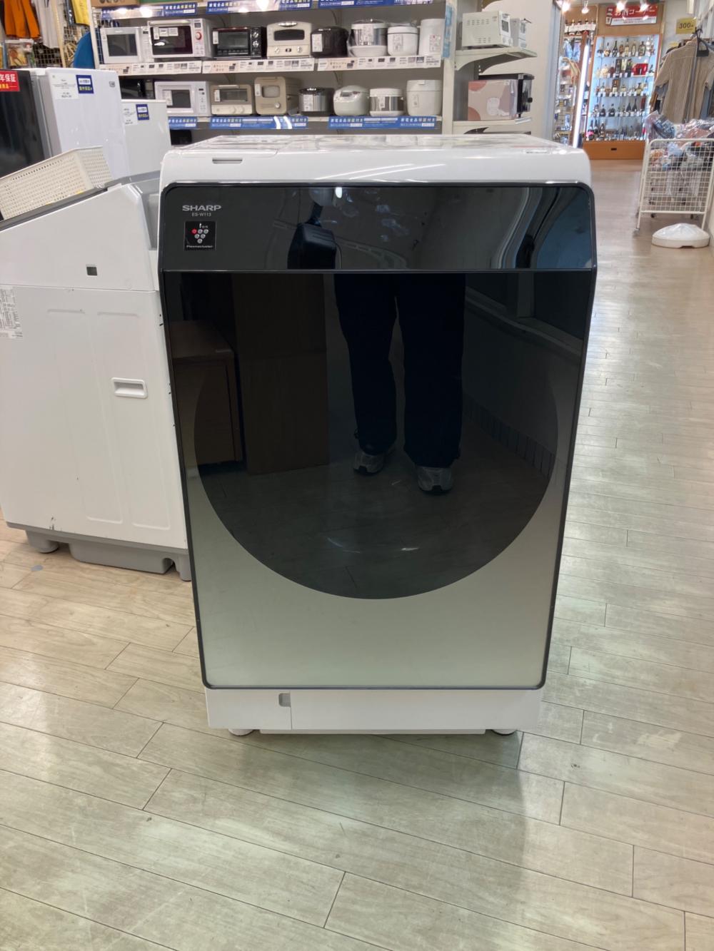 SHARP (シャープ) ドラム式洗濯乾燥機 ES-W113-SL 2021年製 洗剤自動