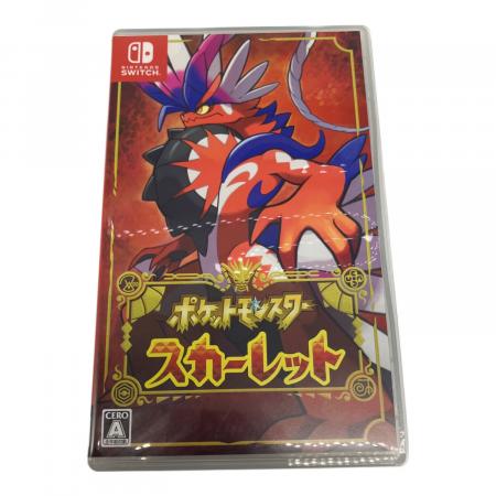 Switchソフトポケットモンスタースカーレット 無しも可能 Nintendo (ニンテンドー) ポケットモンスター スカーレット Nintendo