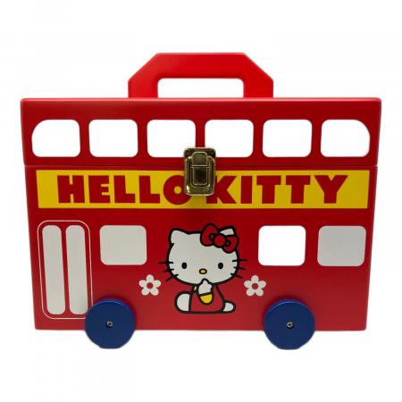 HELLO KITTY (ハローキティ) ロンドンバス形木製多目的ボックス