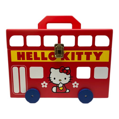 HELLO KITTY (ハローキティ) ロンドンバス形木製多目的ボックス サンリオグッズ