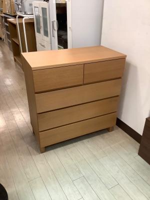 無印良品 (ムジルシリョウヒン) チェスト 96 ナチュラル