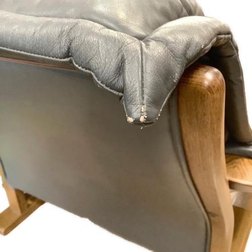 1人掛けソファー 101 ブラック×ブラウン