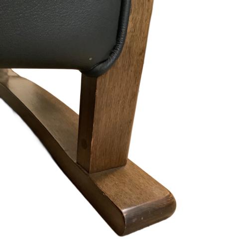 1人掛けソファー 101 ブラック×ブラウン