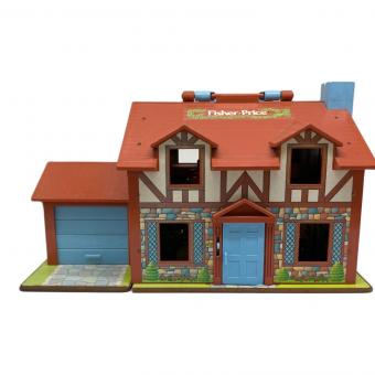 Fisher-Price (フィッシャープライス) 家 1980年代 ミニチュアハウス