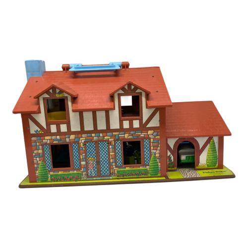 Fisher-Price (フィッシャープライス) 家 1980年代 ミニチュアハウス