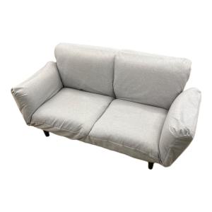 2人掛けリクライニングソファー ライトグレー