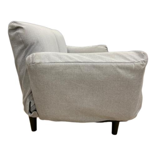 2人掛けリクライニングソファー ライトグレー