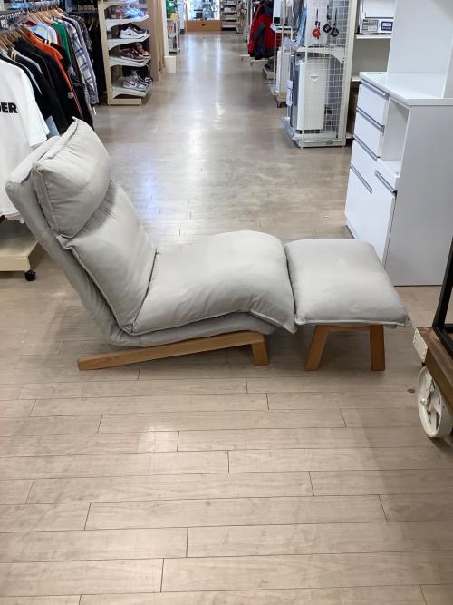 無印良品 (ムジルシリョウヒン) ハイバックリクライニングソファー 248 グレー