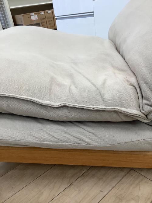 無印良品 (ムジルシリョウヒン) ハイバックリクライニングソファー 248 グレー