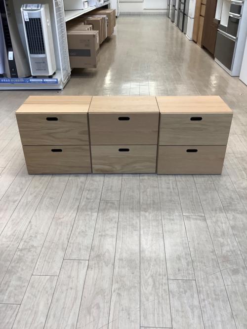 無印良品 (ムジルシリョウヒン) スタッキングシェルフ 161 ナチュラル