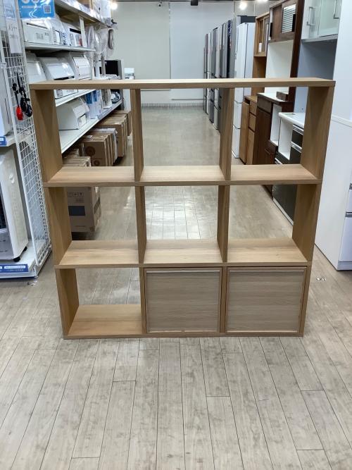 無印良品 (ムジルシリョウヒン) スタッキングシェルフ 引き出し付 269 ナチュラル