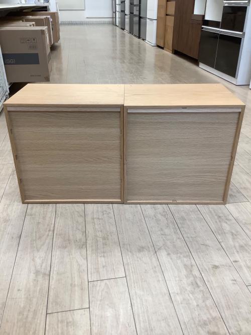 無印良品 (ムジルシリョウヒン) スタッキングシェルフ 引き出し付 269 ナチュラル