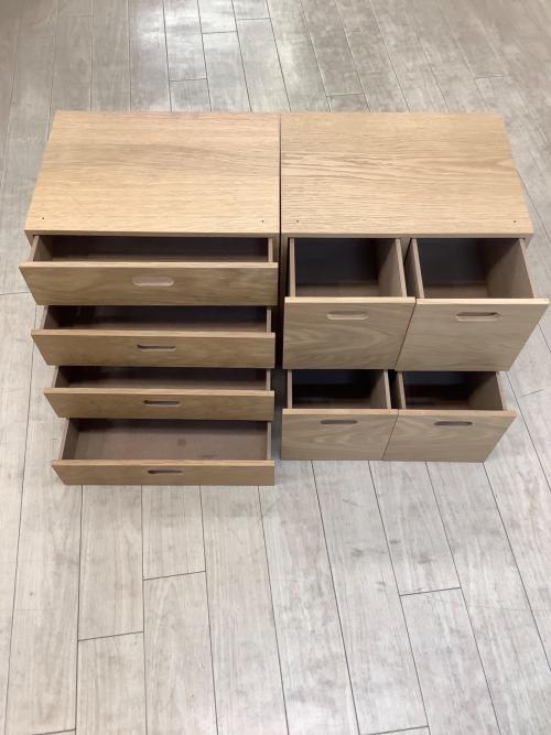 無印良品 (ムジルシリョウヒン) スタッキングシェルフ 引き出し付 269 ナチュラル