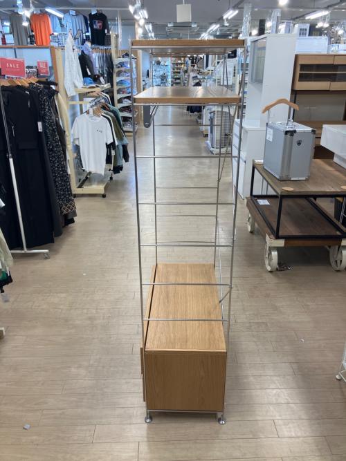 無印良品 (ムジルシリョウヒン) ステンレスユニットシェルフ 269 ナチュラル×シルバー