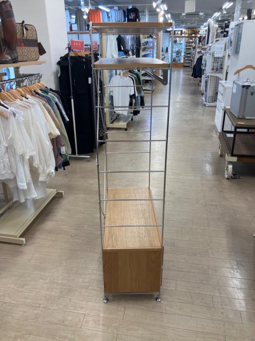 無印良品 (ムジルシリョウヒン) ステンレスユニットシェルフ 269 ナチュラル×シルバー