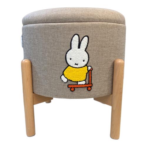 studio clip (スタジオクリップ) さがら刺繍収納スツール ベージュ