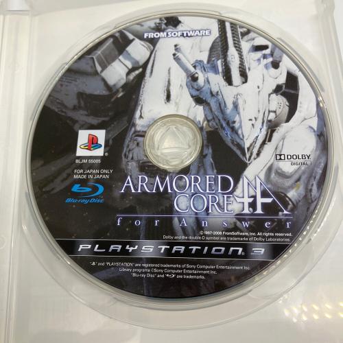 フロム・ソフトウェア ARMORED CORE for Answer[廉価版] Playstation3用ソフト CERO A (全年齢対象)
