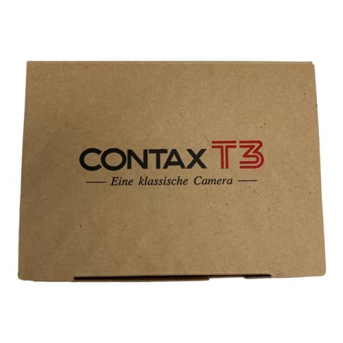 CONTAX (コンタックス) フィルムカメラ T3 前期型 チタンブラック