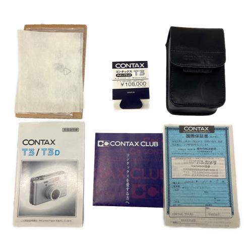 CONTAX (コンタックス) フィルムカメラ T3 前期型 チタンブラック
