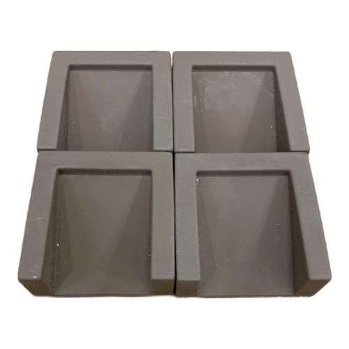 ローテーブル 車輪止め付 ブラウン×ホワイト