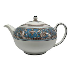 Wedgwood (ウェッジウッド) ティーポット フロレンティーン・ターコイズ