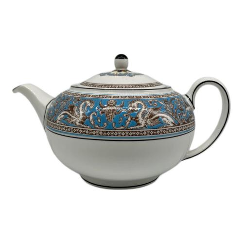 Wedgwood (ウェッジウッド) ティーポット フロレンティーン・ターコイズ