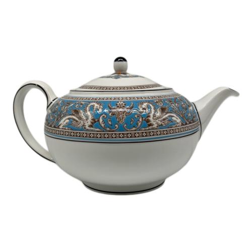 Wedgwood (ウェッジウッド) ティーポット フロレンティーン・ターコイズ