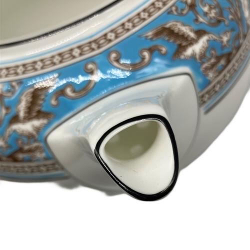 Wedgwood (ウェッジウッド) ティーポット フロレンティーン・ターコイズ