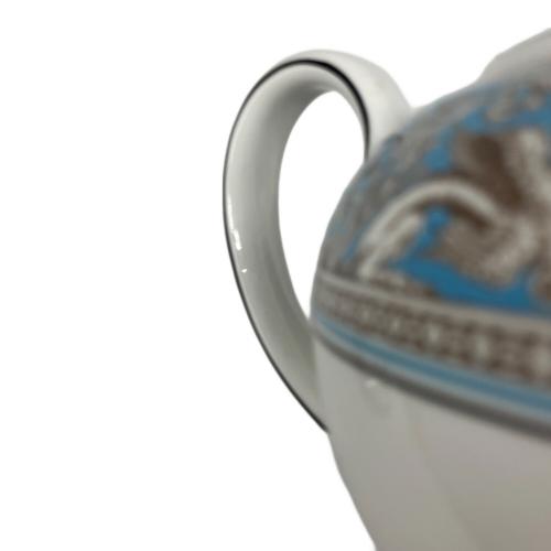 Wedgwood (ウェッジウッド) ティーポット フロレンティーン・ターコイズ