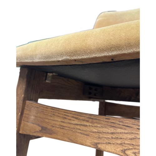 EASY LIFE (イージーライフ) ダイニングチェアー 168 ブラウン×グリーン パッド