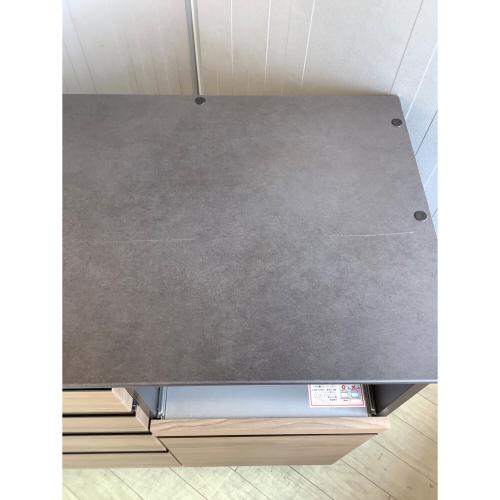 高橋木工所 (タカハシモッコウジョ) 1枚扉キッチンカウンター 299 ブラック×ブラウン ココット