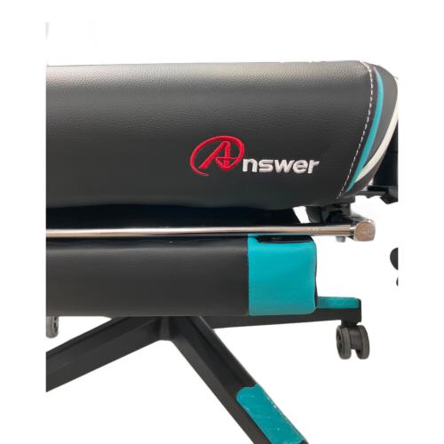 ANSWER (アンサー) ゲーミングチェア ANS-RM001 レーシングミク 2023Ver ブラック×ミントグリーン